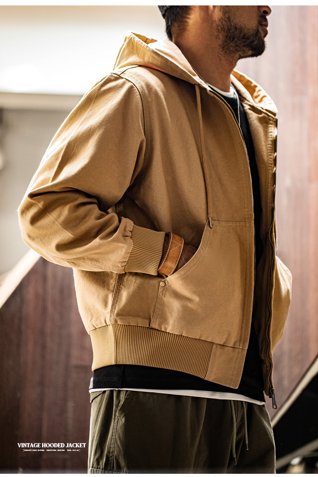 ▲ヴィンテージ J130復刻 キャンバスコットン アクティブジャケット▼S~3XL