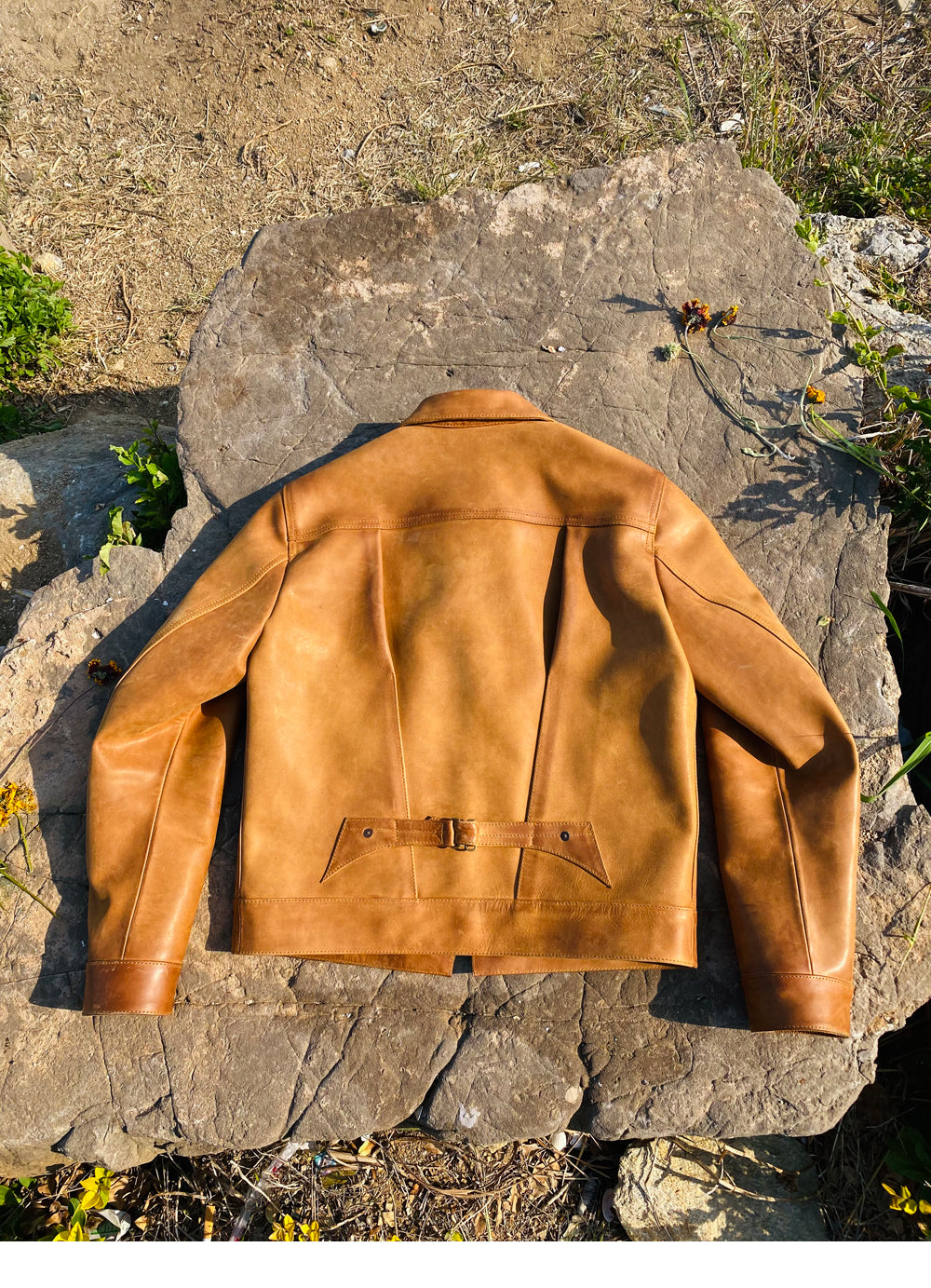 ★ヴィンテージ復刻 無染色 ピュアカウレザーランチャージャケット★S~3XL