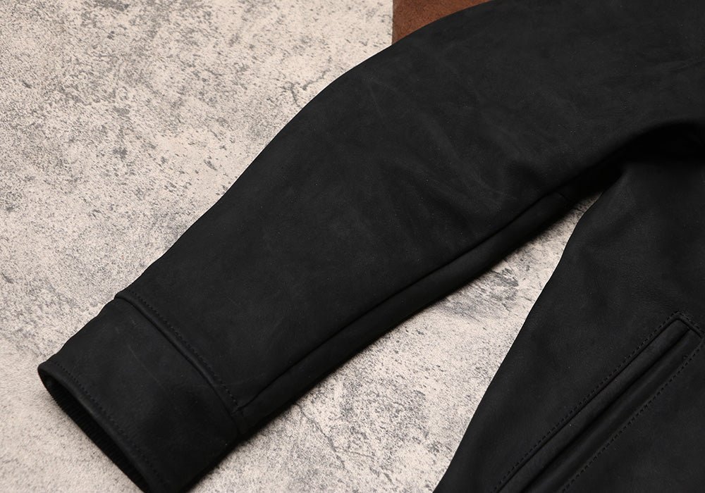 1930’s 復刻型ヴィンテージ加工 カウレザー シングルライダース ジャケット M~5XL