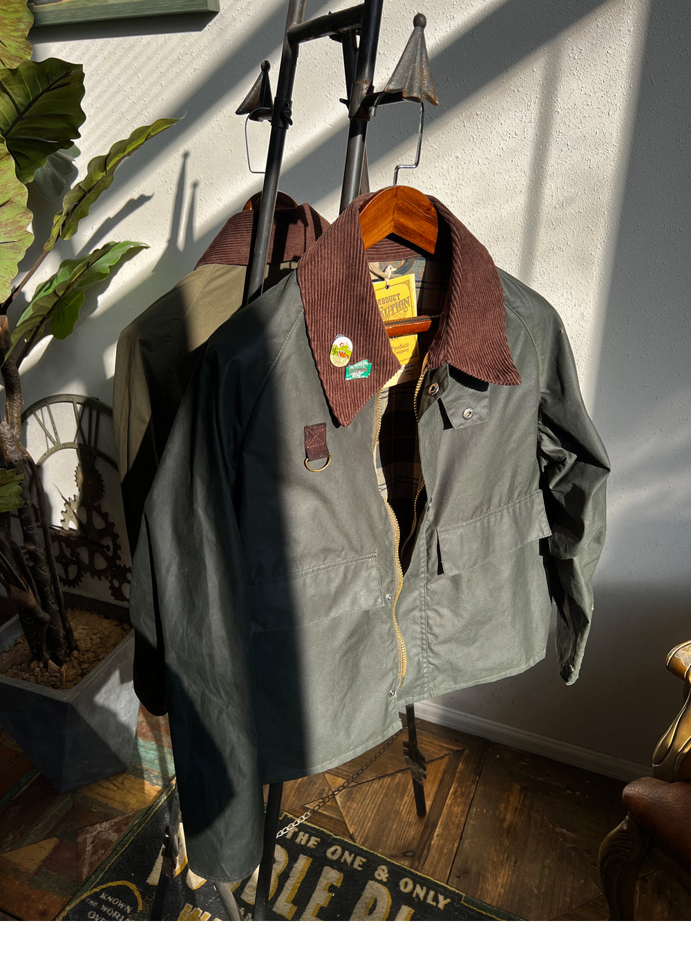 オイルワックスキャンバス フィッシングジャケット S~3XL