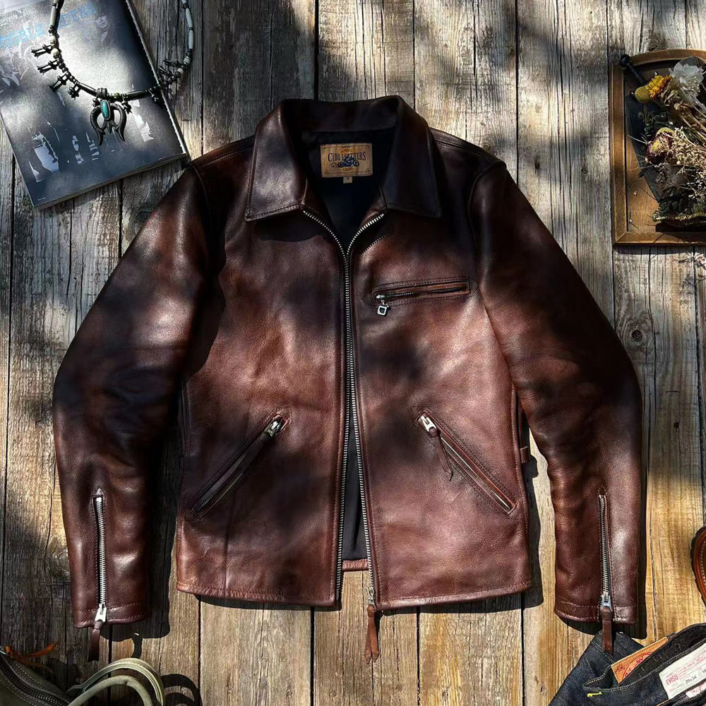 1930's VINTAGE復刻デザイン シングルライダースジャケット