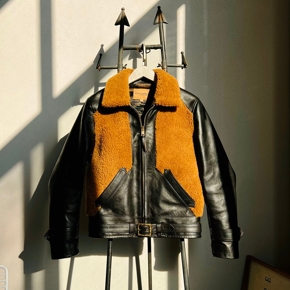 1930's ヴィンテージ復刻 ホースハイド GRIZZLY JACKET 熊ジャン