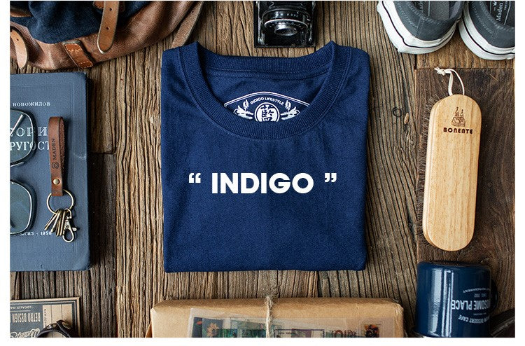 ◆インディゴ/本藍染めTシャツ◆S~2XL