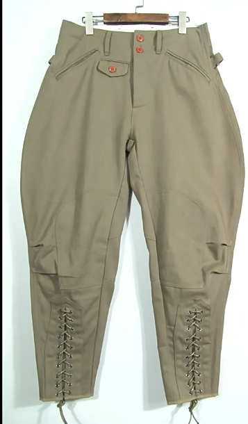 ◆◆ユーロヴィンテージデザインしっかりコットン ジョッパーズパンツ◆◆カーキ XS～3XL