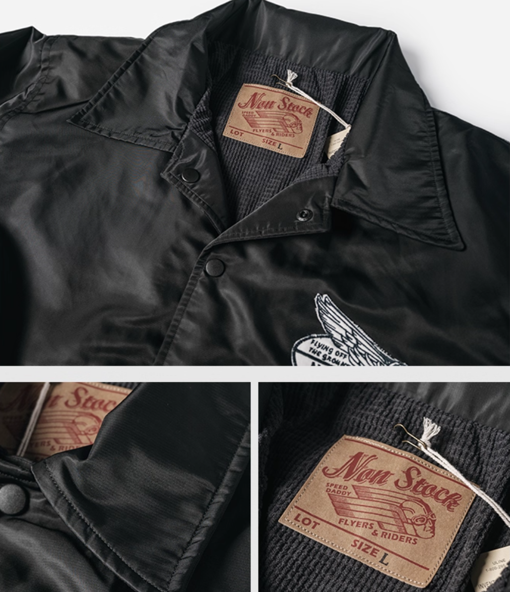 ▲ヴィンテージ復刻 バイカー コーチジャケット▼S～2XL