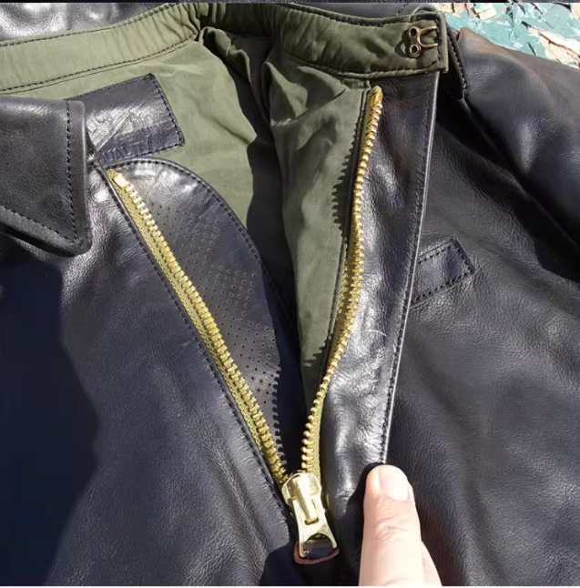 △ヴィンテージ復刻 植物タンニン鞣しカウレザーA-2ジャケット▽S～5XL