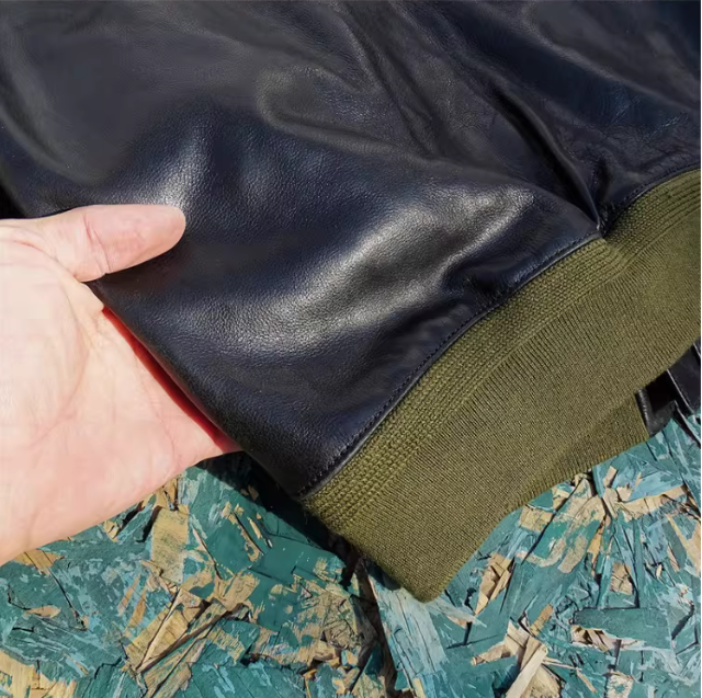 △ヴィンテージ復刻 植物タンニン鞣しカウレザーA-2ジャケット▽S～5XL