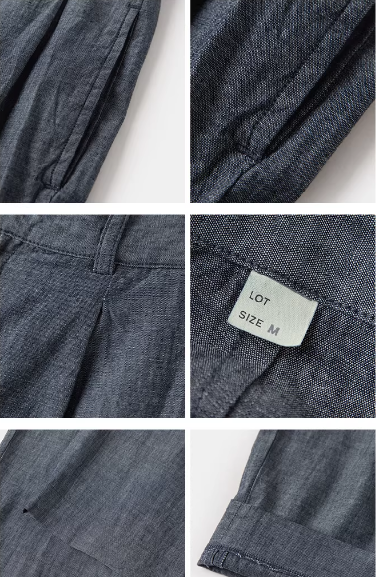 ◇ヴィンテージ復刻モデル 7OZ シャンブレー２タックパンツ◇XS～2XL