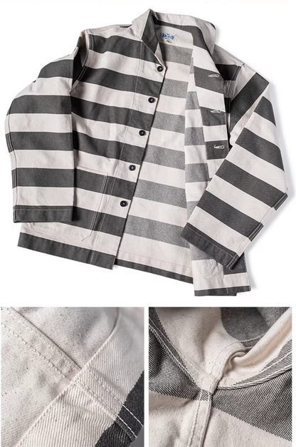 ★ヴィンテージ 復刻 コットン プリズナージャケット★S～2XL