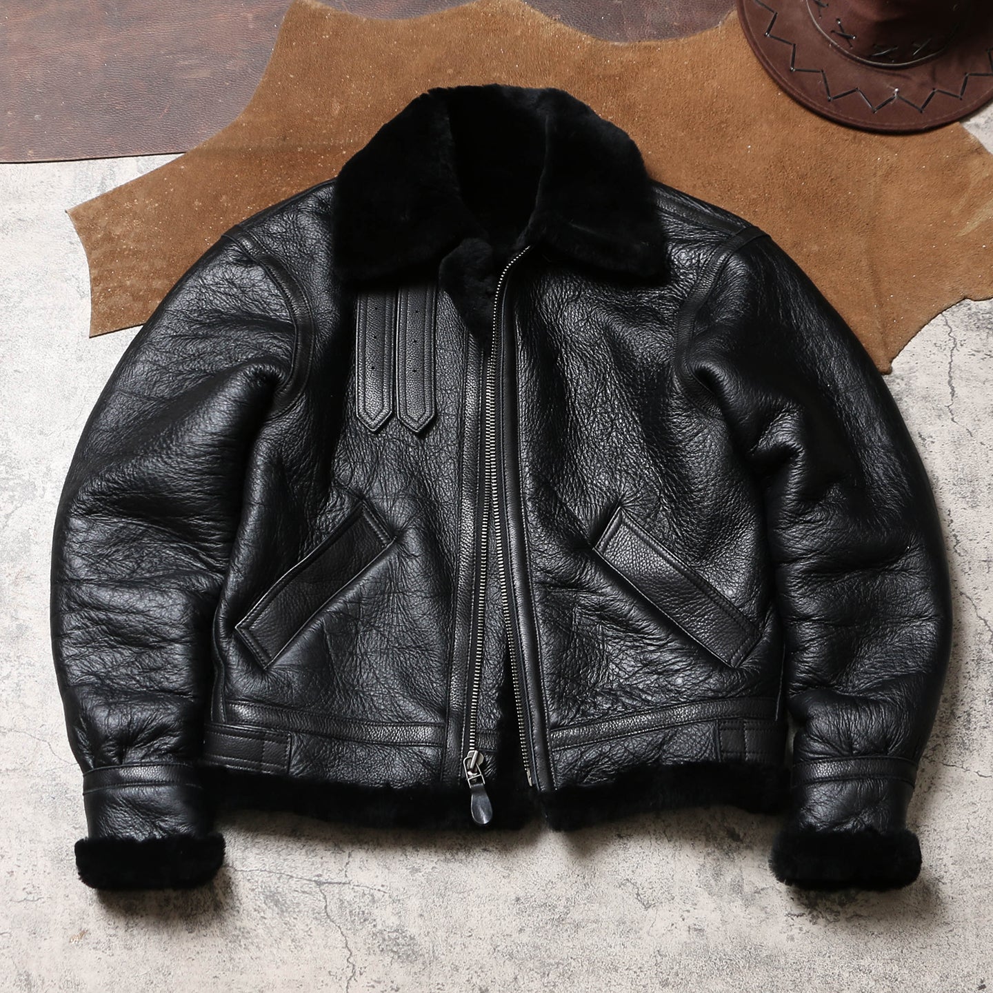 ☆オーストラリア産ムートンB-3フライトジャケット☆S～3XL