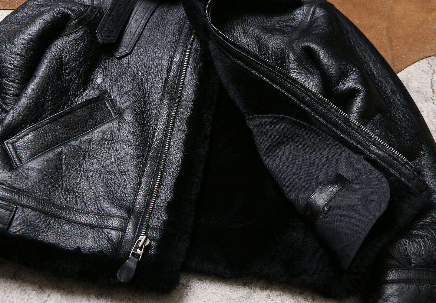 ☆オーストラリア産ムートンB-3フライトジャケット☆S～3XL