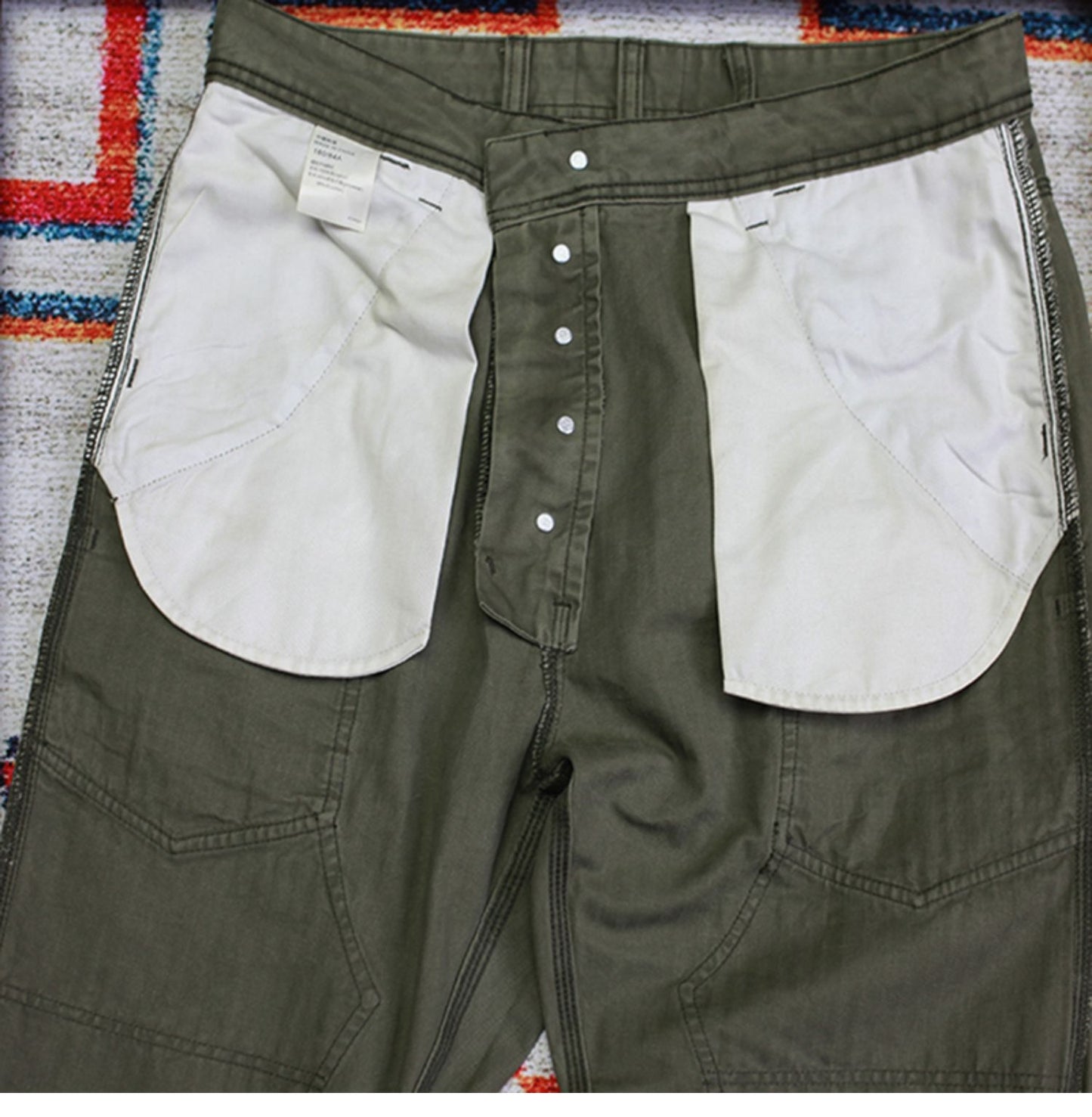 ◇ヴィンテージ復刻デザインHBTコットンヘリンボーン使用 ワークパンツ◇M～3XL