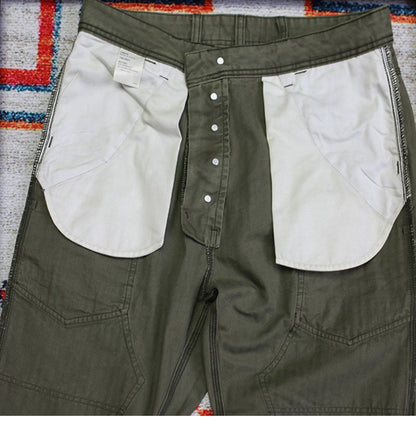 ◇ヴィンテージ復刻デザインHBTコットンヘリンボーン使用 ワークパンツ◇M～3XL