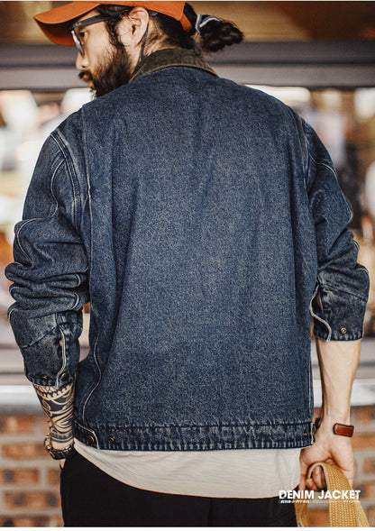 ▲ヴィンテージ J001復刻 10.5OZ デニム デトロイトジャケット▼S～3XL