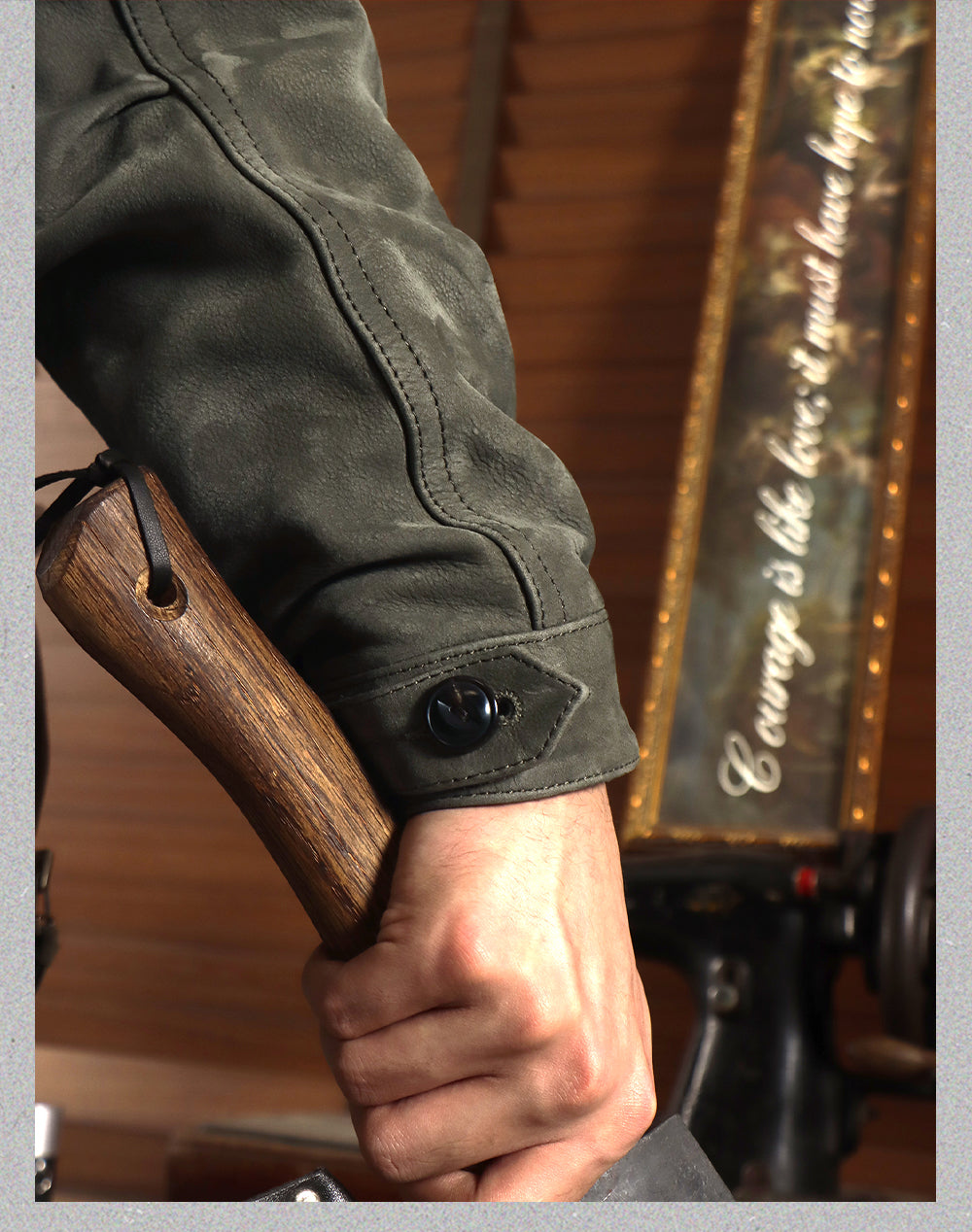 ◇ヴィンテージ復刻 ヌバックレザーM-51 フィッシュテイルコート◇