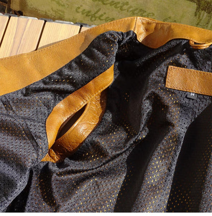 裏地メッシュで夏用にも✩カウレザーウエスタン ベスト✩ S～3XL