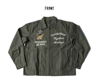 △ヴィンテージ復刻デザイン FLYING TIGERベトジャン▽