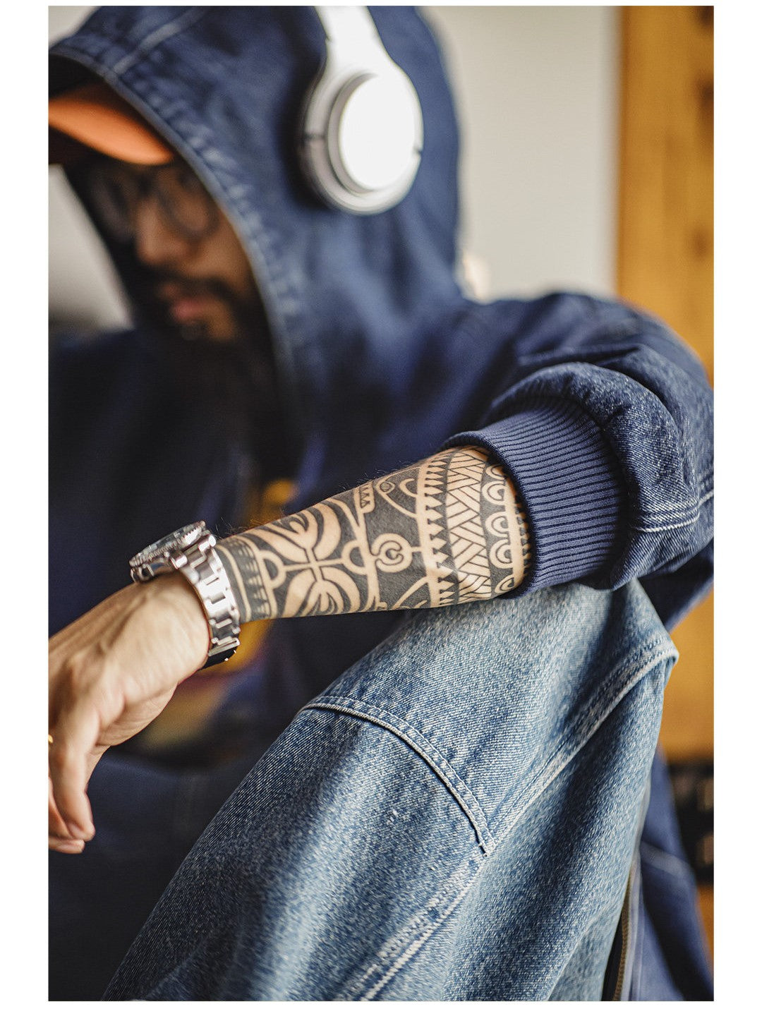 ▲ヴィンテージ J130復刻 10.5OZ デニム アクティブジャケット▼S～2XL