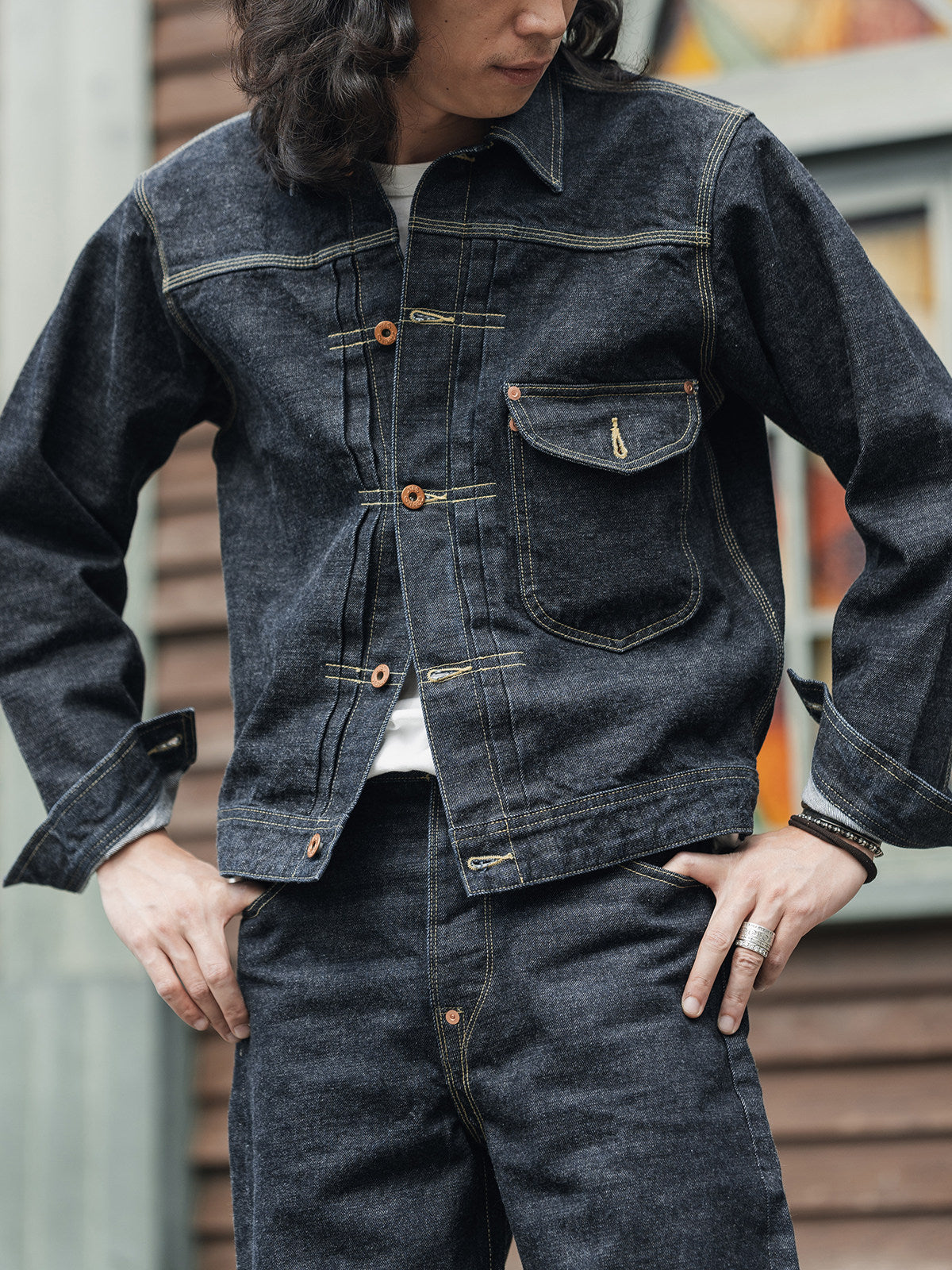 ◇1936年101型ヴィンテージ復刻 14.5OZ セルビッチ デニムパンツ◇29～38サイズ