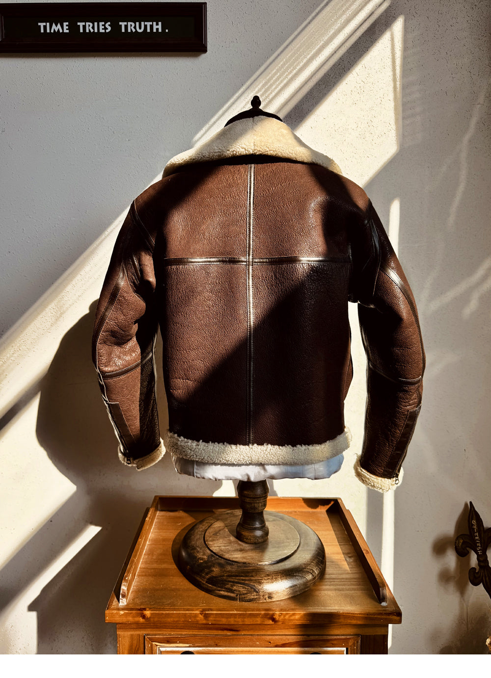 2色展開☆B-6 ムートン フライトジャケット☆ – quietman clothes
