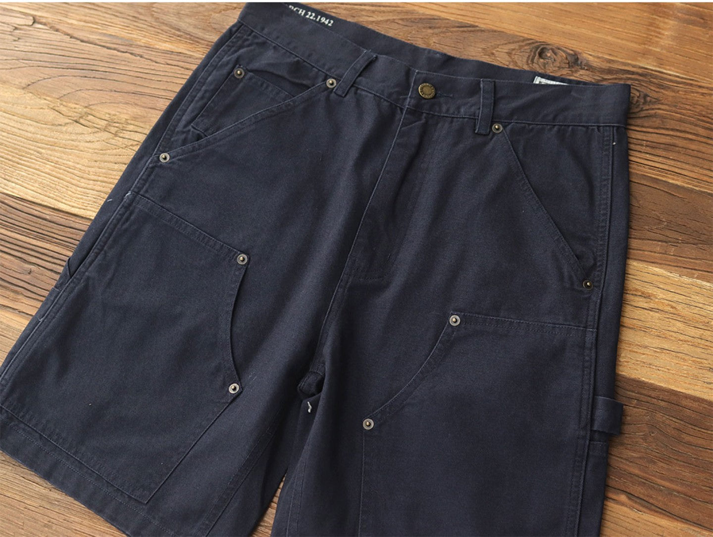 ◆ヴィンテージ復刻デザイン 12OZ LUMBERLITE きこりワークーショートパンツ◆XS～XL
