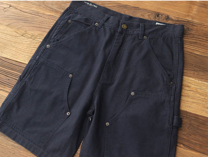 ◆ヴィンテージ復刻デザイン 12OZ LUMBERLITE きこりワークーショートパンツ◆XS～XL