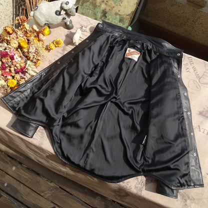 昨シーズン物売り切りSALEプライス★薄手0.5mm厚★シープレザー ウエスタンシャツ★S～5XL