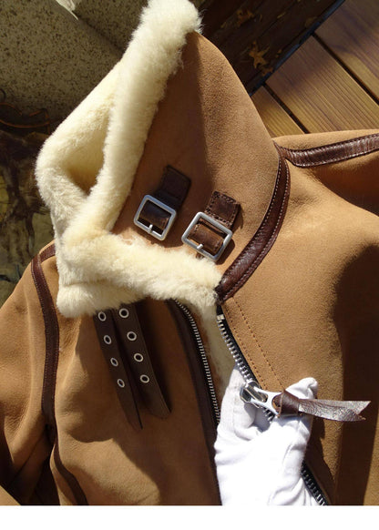 昨シーズン売り切りSALE★B-3 ムートン フライトジャケット★S～5XL