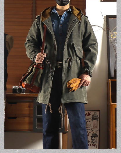 ◇ヴィンテージ復刻 ヌバックレザーM-51 フィッシュテイルコート◇