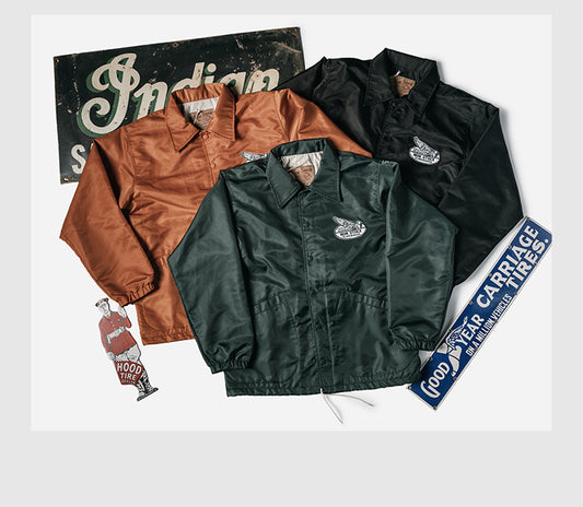 ▲ヴィンテージ復刻 バイカー コーチジャケット▼S～2XL