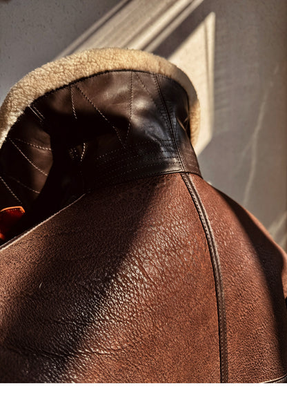 ２色展開★B-6 ムートン フライトジャケット★