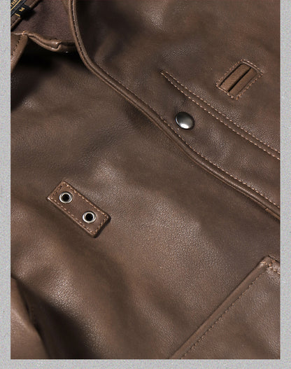 ☆ヴィンテージ復刻カリフォルニアレンジャーカーフレザージャケット☆S～5XL