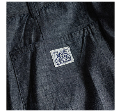 ◇ヴィンテージ復刻モデル 7OZ シャンブレー２タックパンツ◇XS～2XL