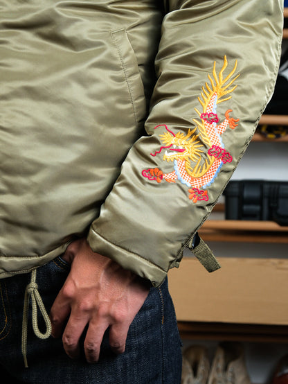 4色展開▲ヴィンテージ モディファイ デザイン A2デッキ ベトジャン▼S～3XL