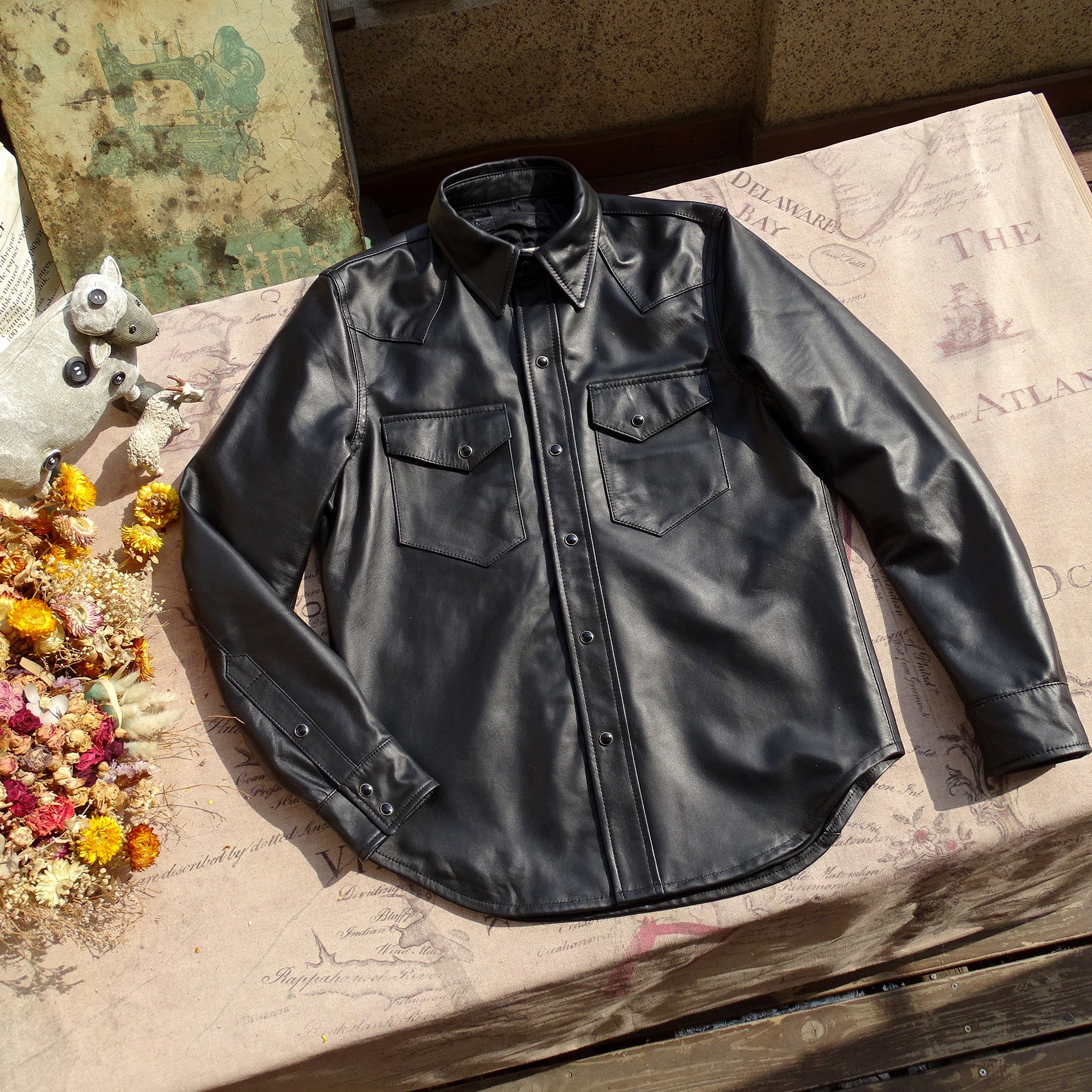 RRL リミテッド レザー シャツ LIMITED 革 ウエスタン RRL等の通販サイト【RHYTHM】 RRL LIMITED EDITION(ダブルアール
