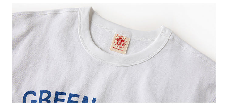 ２色展開◆色味、プリントの雰囲気もGOOD◆ヴィンテージ復刻GREEN CAMP PANTHERSプリント Ｔシャツ◆S～2XL