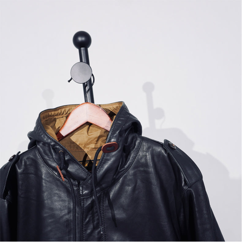 ◇ヴィンテージ復刻 ホースハイドレザーM-51 フィッシュテイルコート◇