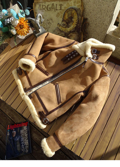 昨シーズン売り切りSALE★B-3 ムートン フライトジャケット★S～5XL