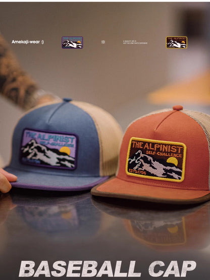 2色展開★ヴィンテージデザイン THE ALPINIST BASEBALLキャップ★