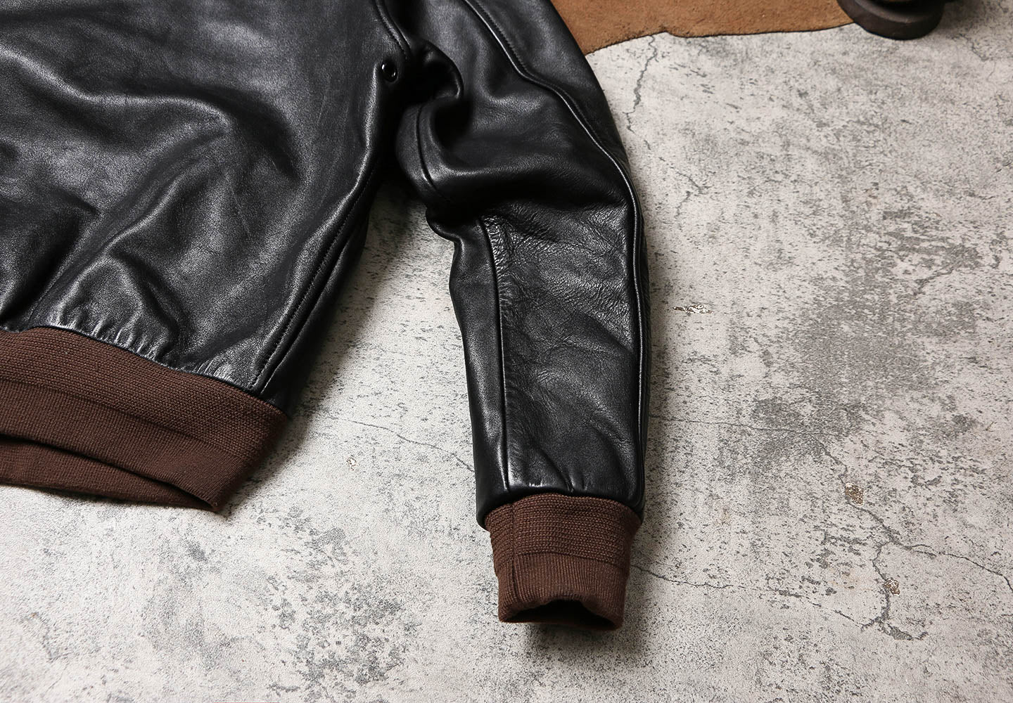 △ヴィンテージ復刻 植物タンニン鞣し 1.5mm ホースハイドレザー A-2ジャケット▽S～4XL