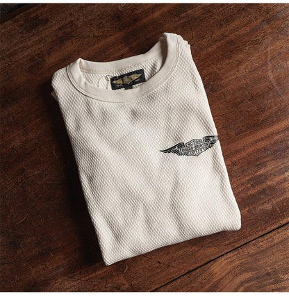 ◆色味、プリントの雰囲気もGOOD◆ヴィンテージ復刻  MOTORCYCLEロングＴシャツ◆S～2XL