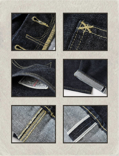 ◇1936年101型ヴィンテージ復刻 14.5OZ セルビッチ デニムパンツ◇29～38サイズ