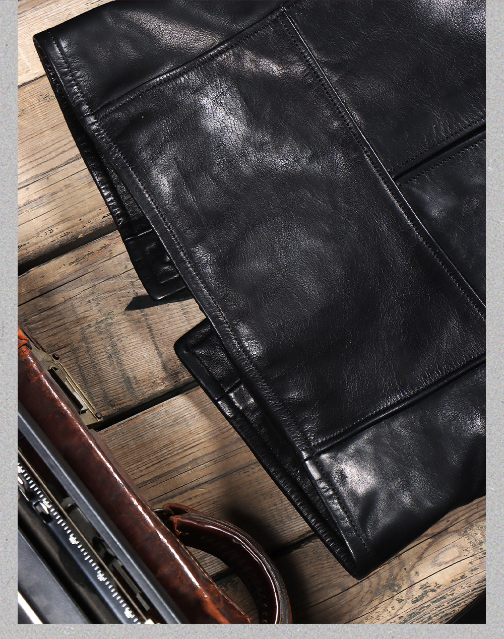 ▲ビンテージ復刻 植物タンニン鞣しカーフレザー ウォシャブル シングルライダース ジャケット▼S～5XL