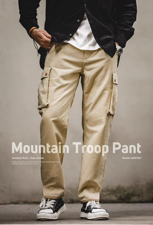 ◆テーパードシルエットですっきりシルエット◆コットンツイルMountainTroop Pants◆サイズ28～38