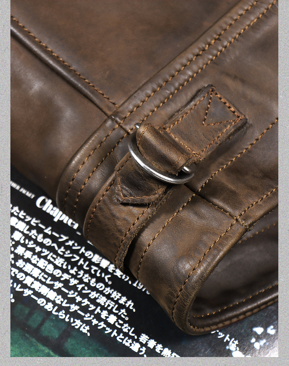 ヴィンテージ復刻デザイン◇2.0mmカウレザー シングルライダース ジャケット◇ M～4XL