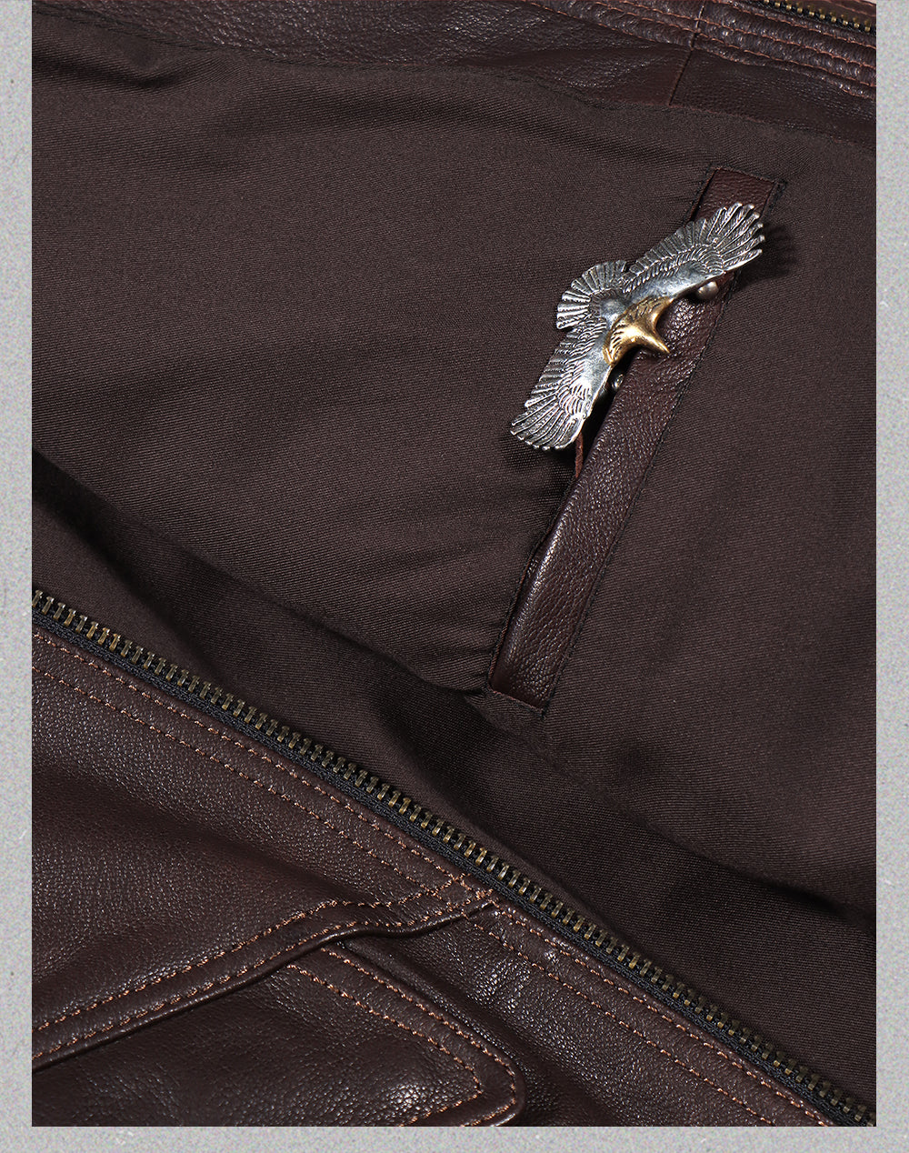 2色展開△水染ゴートレザー  ブルゾン▽ S～5XL