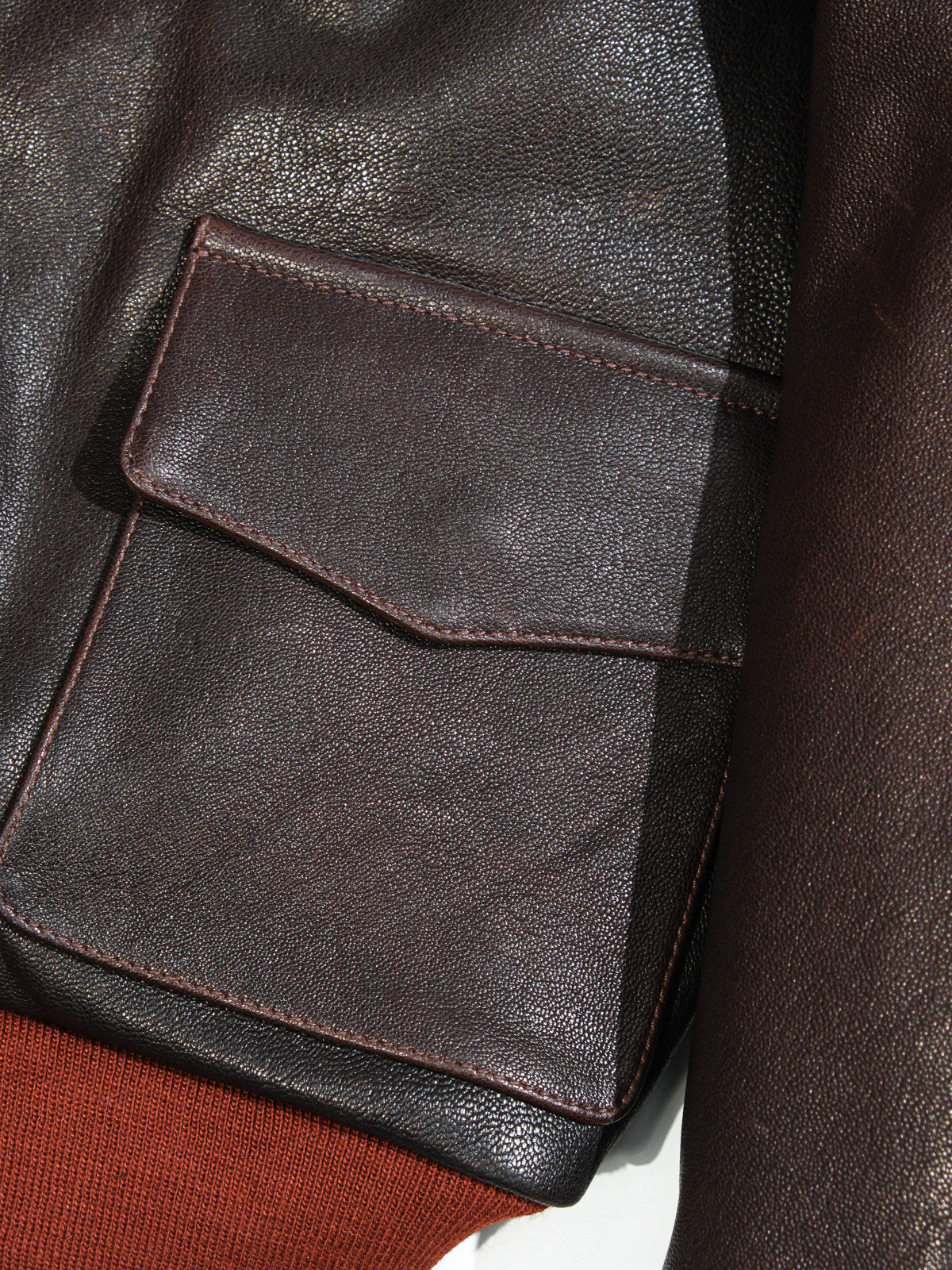 1.3㎜厚△ヴィンテージ復刻 ゴートレザー A-2ジャケット▽S～3XL