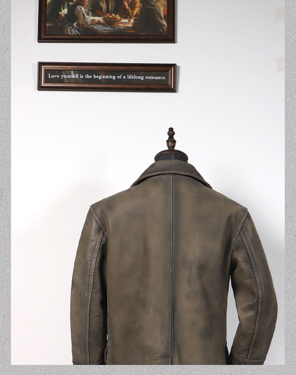 絶妙なヴィンテージ加工▲2.0mm厚  Pコート▼L～3XL