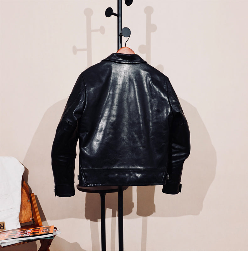 1.5mm厚★ホースハイド 植物タンニン鞣し スポーツジャケット★