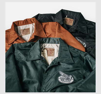 ▲ヴィンテージ復刻 バイカー コーチジャケット▼S～2XL